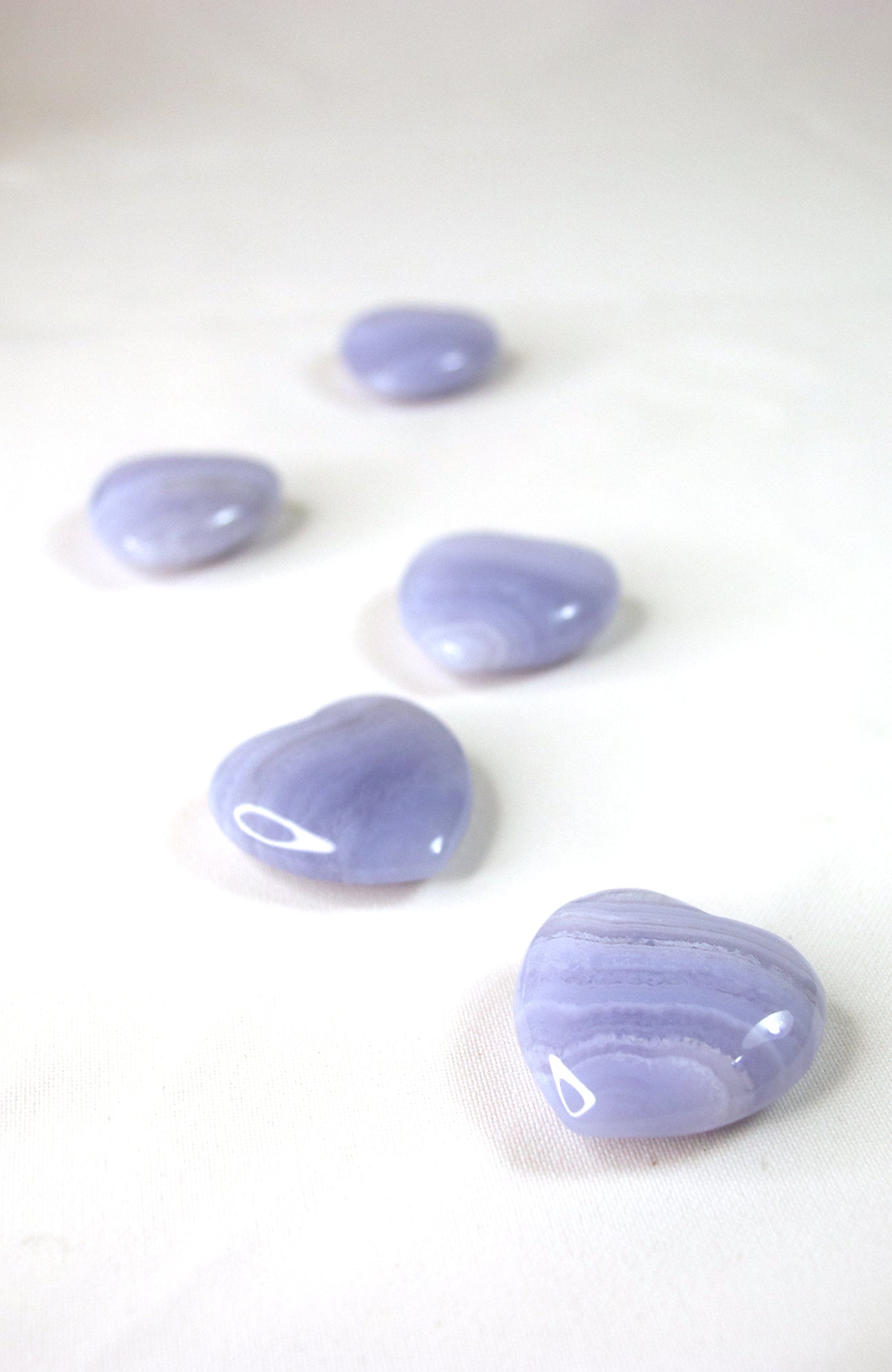 Blue Lace Agate Heart